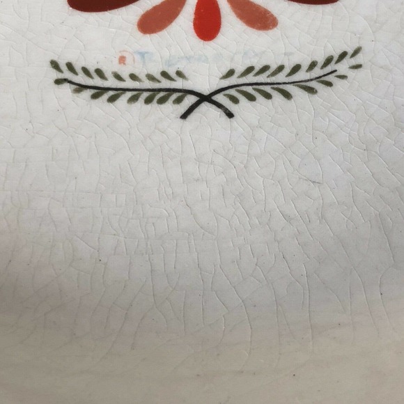 Set of 2 Johnson Brothers Berggren 8" Plates Folk Art Flowers Swedish Design - Picture 5 of 12